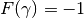 F(\gamma) = -1